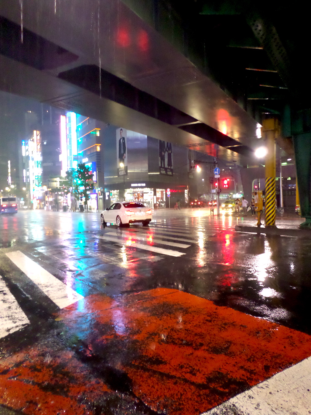 비에 비친 도쿄